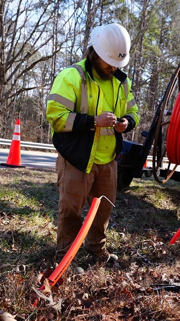 National crews often use conduit for burying fiber underground across the U.S. This is just one part of Telecom Construction that is a necessity.