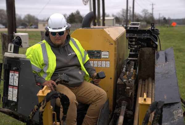 Working as a cable contractor gives you the flexibility to work in various part of the U.S. National OnDemand contractor runs a directional drill to bury fiber. 