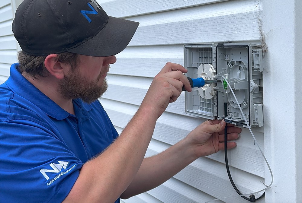 Our Fiber Optic technicians install critical fiber infrastructure, helping our clients provide reliable connectivity to their communities.